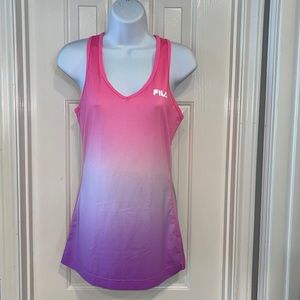 Fila Pink/Purple Ombré Tank Top